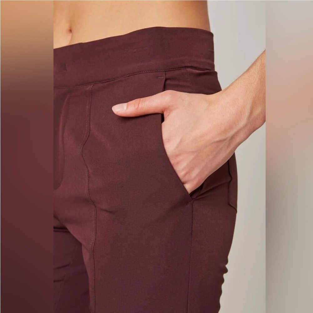 Mondetta Lined Tailored Pant Womens 4 Brown High‎ Rise Stretch Moisture Wicking - Picture 3 of 10
